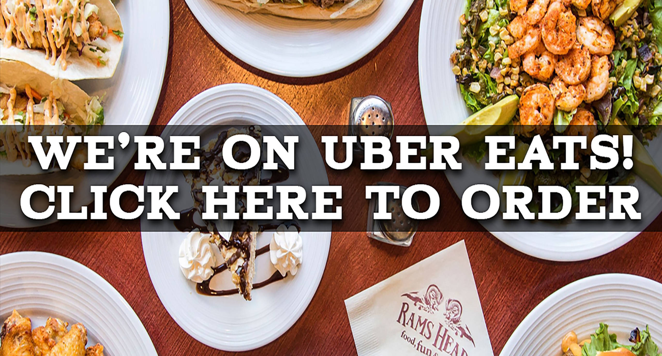 Uber Eats at Rams Head Dockside