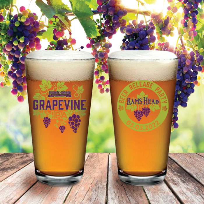 Grapevine IPA Upcoming Beer Release at Rams Head