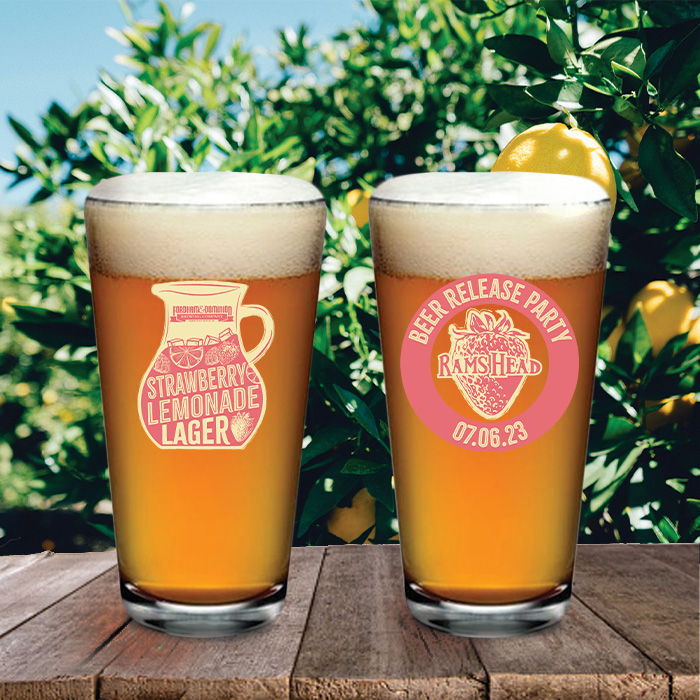 Strawberry Lemonade Lager Upcoming Beer Release at Rams Head